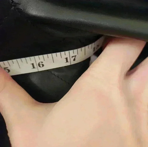 Boy Meets Girl Size S Black Leather Jacket Full Zip #T458 - Picture 5 of 5